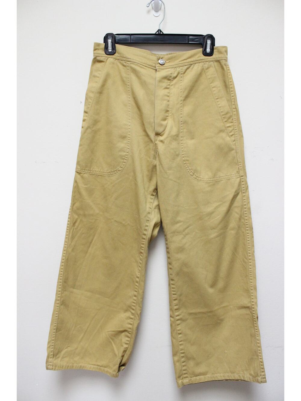 Uqnatu Mustard Yellow Sailor Trousers Pants Size 6